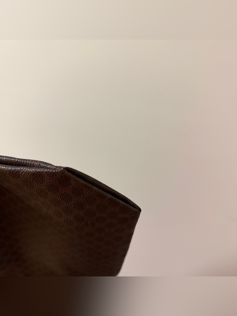 Celine Brown Vintage Macadam
Canvas Top Handle Tote Bag authentic - Picture 4 of 9